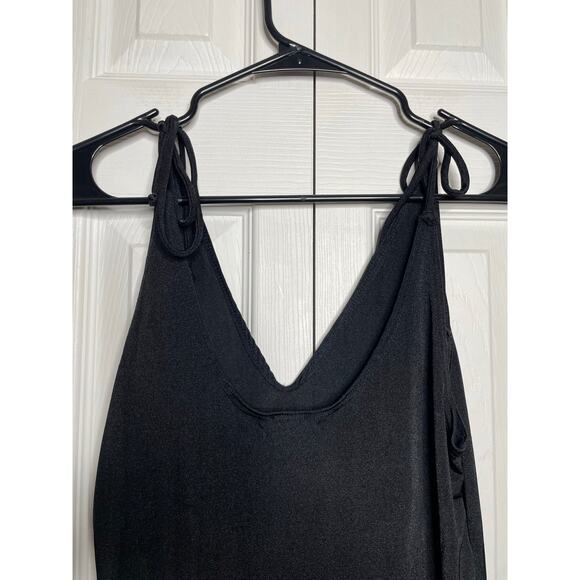 Intimately Free People Womens Black Silky Tank Top Size Large - Picture 6 of 9